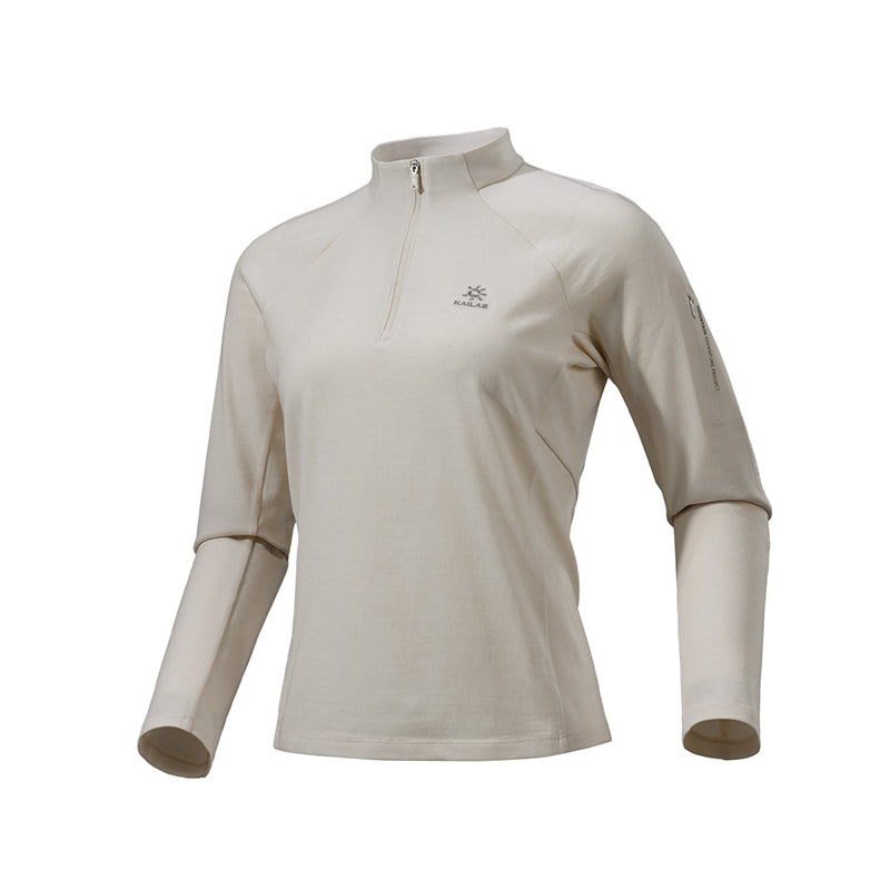 Kailas XM2 Merino Wool Half-Zip Long Sleeve T-Shirt Women's