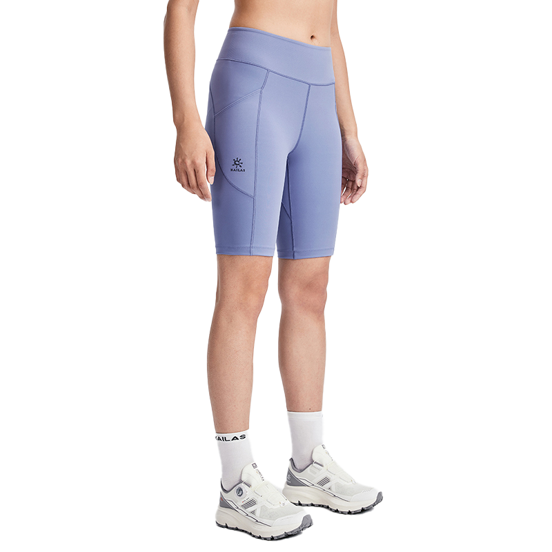 Womens knee hot sale length running shorts