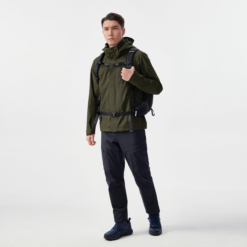 Kailas Windhunter Waterproof Windproof Hooded Hardshell Jacket with Cargo pockets Men's Urbanwear