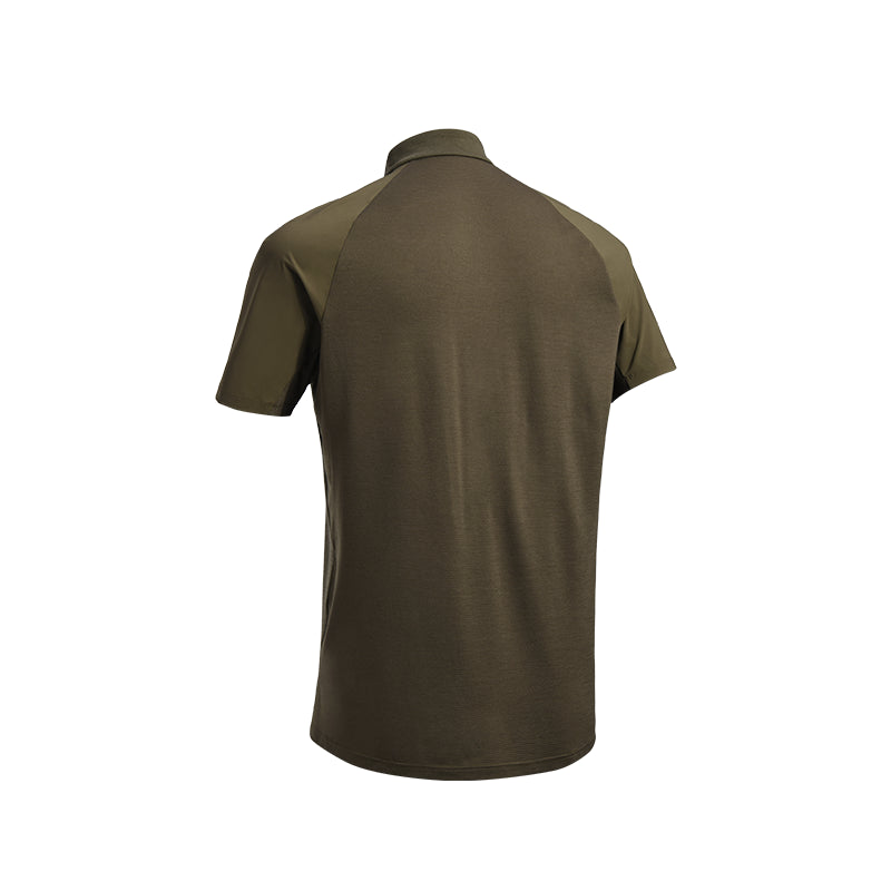 Kailas XM2 Merino Wool Half-Zip Short Sleeve T-Shirt Men's
