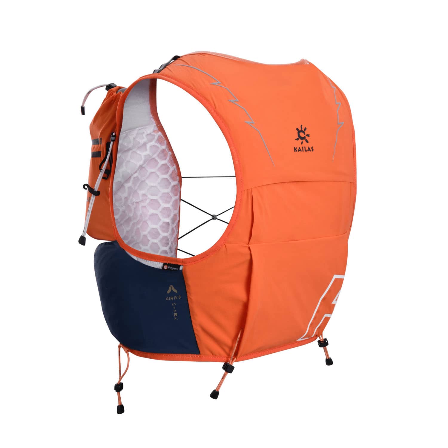 KAILAS FUGA AIR 8 Trinkweste - Leichte Laufweste Mit 2x 500ml TPU Flaschen