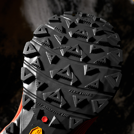 Agile & Effortless Strides. Dual-Depth Dynamic Lugs