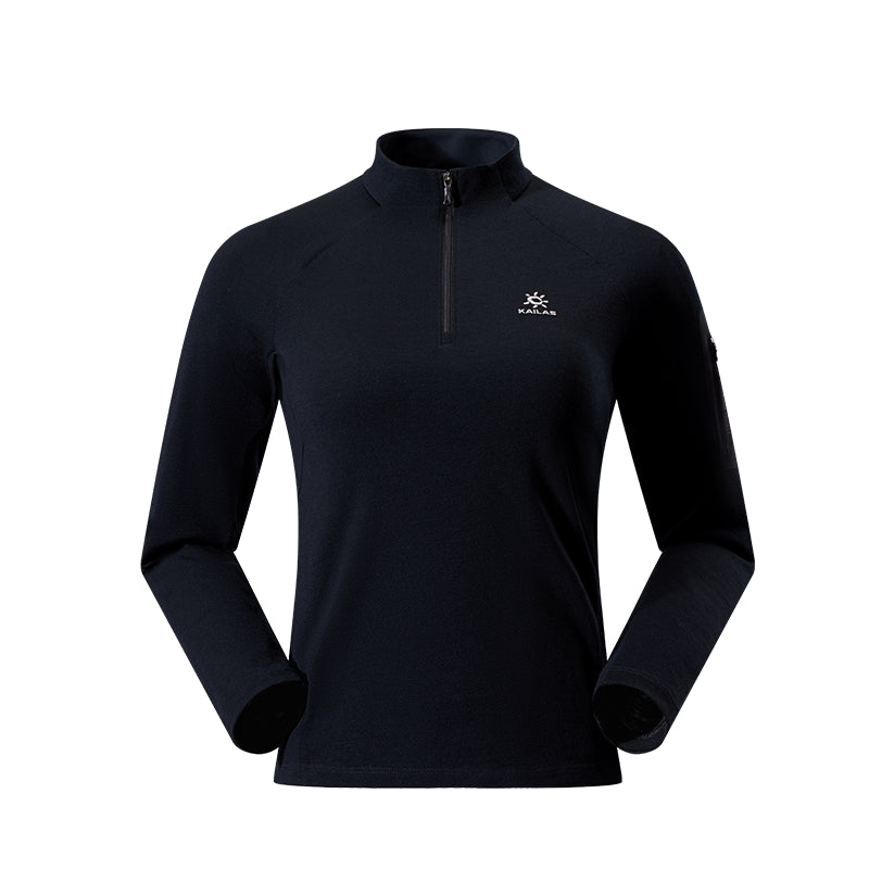 Kailas XM2 Merino Wool Half-Zip Long Sleeve T-Shirt Women's