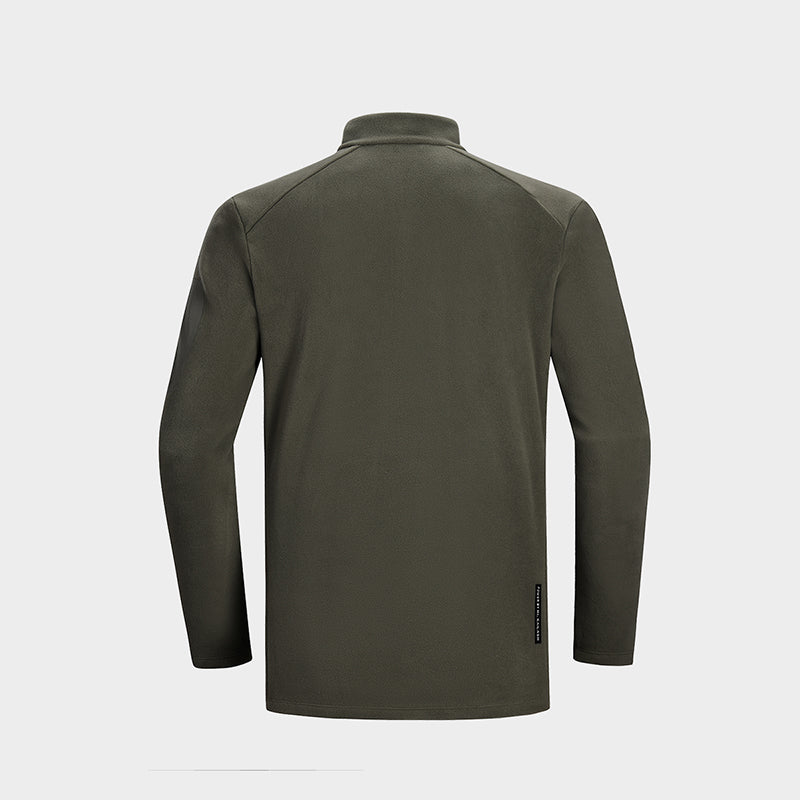 Kailas Half-zip Stand Collar POLARTEC Fleece Warm Jacket Men's With Sleeve Pocket