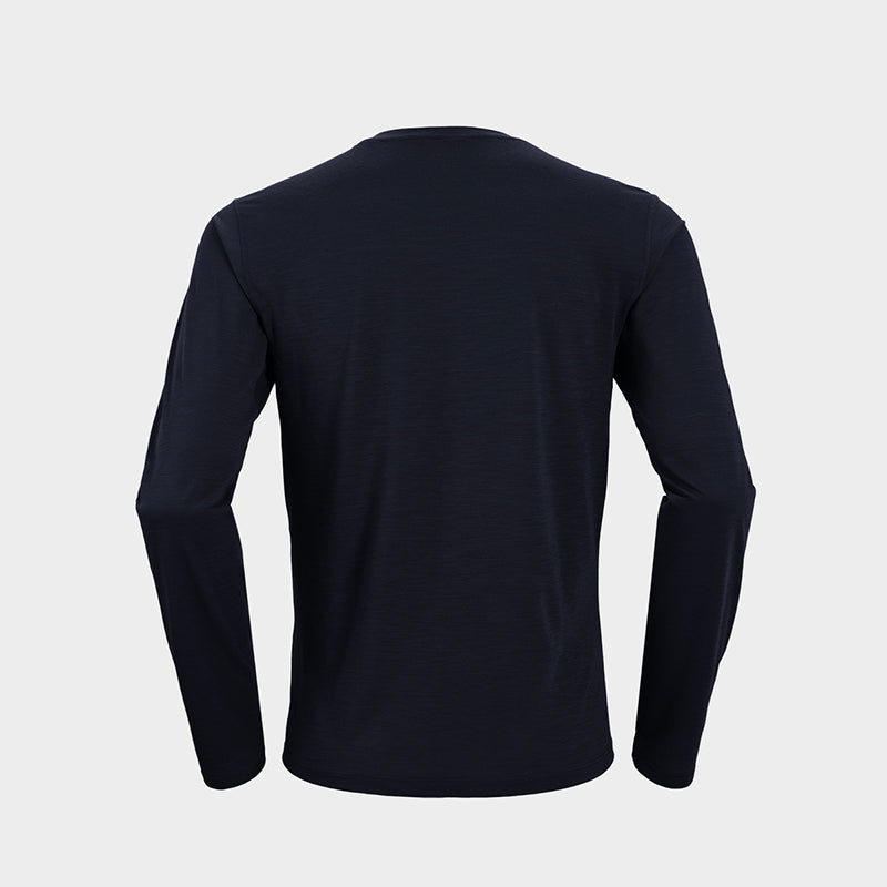 Kailas H1 Crew Neck Wool Long Sleeve Functional T-Shirt Men's