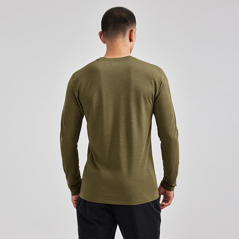 Kailas H1 Crew Neck Wool Long Sleeve Functional T-Shirt Men's