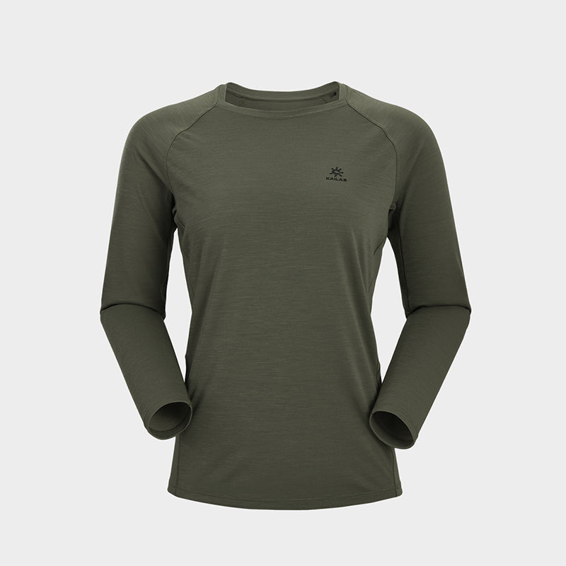 Kailas H1 Crew Neck Wool Mid Sleeve Functional T-Shirt Women's