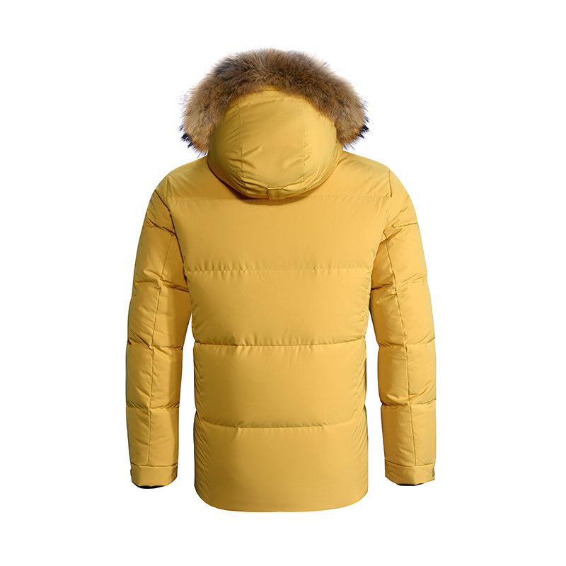 Kailas 700-fill Ice Field Fur Collar Goose Down Hoodie Jacket Unisex